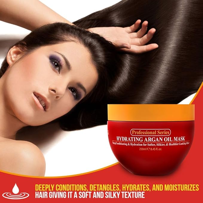 Hydrating Argan Oil Hair Mask and Deep Conditioner