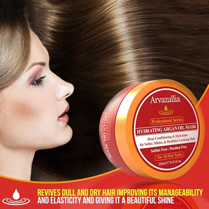 Hydrating Argan Oil Hair Mask and Deep Conditioner