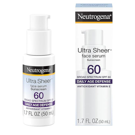 Neutrogena Ultra Sheer Moisturizing Face Serum