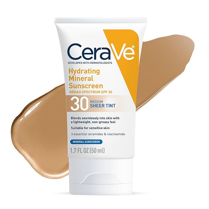 CeraVe Hydrating Mineral Sunscreen SPF 30