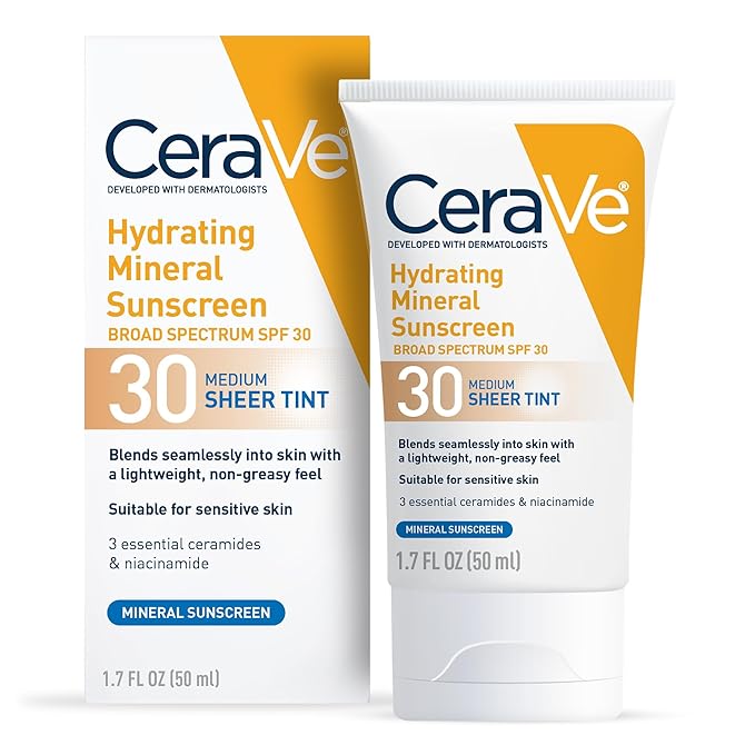 CeraVe Hydrating Mineral Sunscreen SPF 30