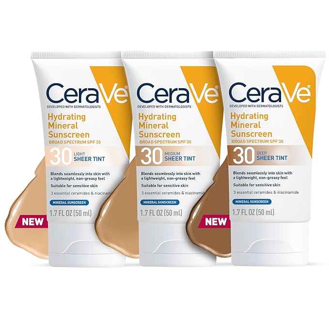 CeraVe Hydrating Mineral Sunscreen SPF 30